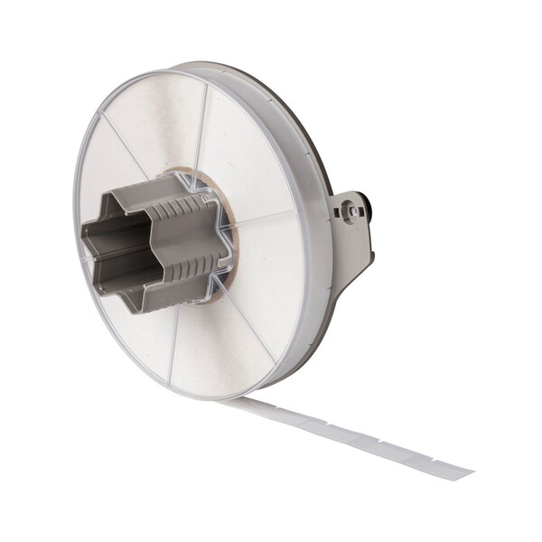 A5500 Polyester Wire and Cable Flag Labels 1.5 in H x 0.5 in W White 3600/RL